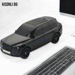 Kisonli B9 Portable Bluetooth Speaker Car-Style Dynamic Thunder Sound Auto Series 5W Bluetooth Speaker - Black - Image 2