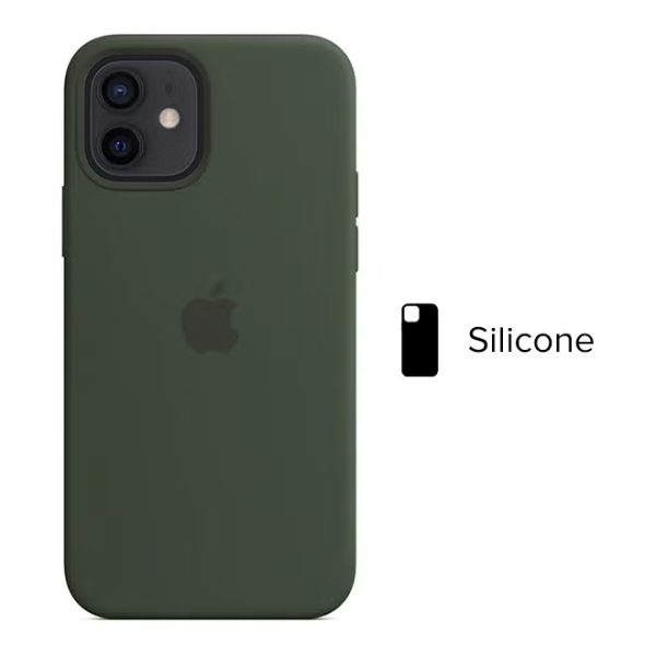APPLE iPhone 12 | 12 Pro Silicone Case with MagSafe Cypress Green