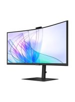 SAMSUNG LS34C650VAMXUE - 34 inch ViewFinity Ultra WQHD 100hz Monitor, 5ms , 5MP IR Camera, In Build Speaker, Eye Saver Mode, FreeSync, KVM Switch, S6 S65VC Monitor Black - Image 4