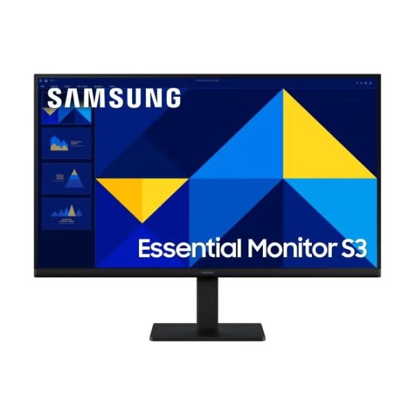 SAMSUNG LS24D302GAUXEN 24-Inch Essential Monitor S3, IPS, Full HD Monitor, Refresh Rate 100Hz & Response Time 5ms(GTG) - black