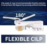 Onten OTN-E661 100 pcs 30UM Cat6A/5e/5 RJ45 connectors, gold-plated Gigabit Ethernet cable connectors, standard network plug for computer networking, crystal head - Image 4