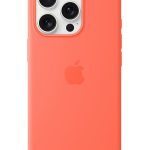 Apple B0DZ758DG8 iPhone 16 Pro Silicone Case with MagSafe Tangerine