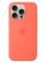 Apple B0DZ758DG8 iPhone 16 Pro Silicone Case with MagSafe Tangerine - Image 5
