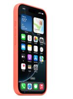 Apple B0DZ758DG8 iPhone 16 Pro Silicone Case with MagSafe Tangerine - Image 3