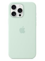 Apple B0DZ78DJ11 iPhone 16 Pro Max Silicone Case with MagSafe ​​​​​​​ Aquamarine