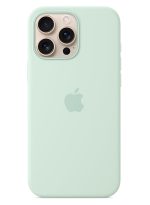 Apple B0DZ78DJ11 iPhone 16 Pro Max Silicone Case with MagSafe ​​​​​​​ Aquamarine - Image 3