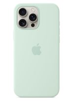 Apple B0DZ78DJ11 iPhone 16 Pro Max Silicone Case with MagSafe ​​​​​​​ Aquamarine - Image 4
