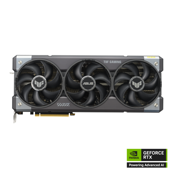 ASUS TUF-RTX5090-32G-GAMING TUF Gaming GeForce RTX 5090 32GB GDDR7 Graphics Card, PCIe 5.0, 21760 CUDA Cores, 28 Gbps Memory Speed, 8K Resolution Support, 2x HDMI 2.1b, 3x DisplayPort 2.1b, AURA SYNC RGB, 1000W PSU Recommended, 3.6 Slot Design, Includes TUF Graphics Card Holder & Accessories Black