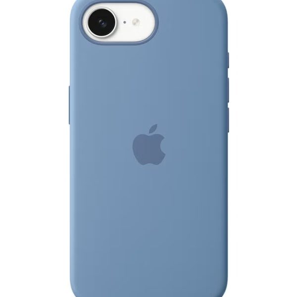 Apple iPhone 16e Silicone Case – Winter Blue MD3Q4ZM/A
