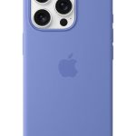 Apple  iPhone 16 Pro Silicone Case With MagSafe - Periwinkle iPhone 16 Pro Silicone Case