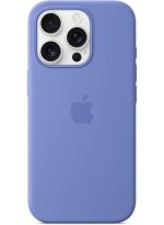Apple  iPhone 16 Pro Silicone Case With MagSafe - Periwinkle iPhone 16 Pro Silicone Case