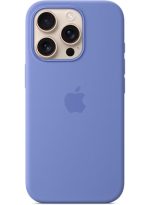 Apple  iPhone 16 Pro Silicone Case With MagSafe - Periwinkle iPhone 16 Pro Silicone Case - Image 3