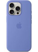 Apple  iPhone 16 Pro Silicone Case With MagSafe - Periwinkle iPhone 16 Pro Silicone Case - Image 4