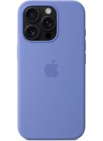 Apple  iPhone 16 Pro Silicone Case With MagSafe - Periwinkle iPhone 16 Pro Silicone Case - Image 5