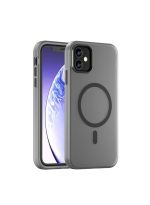 Drop-resistant, reinforced plastic back cover compatible with iPhone 11 - Black - Image 4