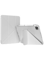 ase for iPad Pro 11 Case 2022/ 2021 /air4/air5 10.9 "/ ipad air6/air7 11" with Pencil Holder Premium Protective Case Cover with Soft TPU Back and Auto Sleep/Wake Feature for iPad Pro 11 comaptiple with (A2228 / A2231 / A2068 / A2230) , Grey