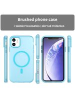 Drop-resistant, reinforced plastic back cover compatible with iPhone 11 - Blue - Image 2