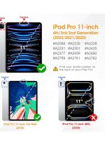 ase for iPad Pro 11 Case 2022/ 2021 /air4/air5 10.9 "/ ipad air6/air7 11" with Pencil Holder Premium Protective Case Cover with Soft TPU Back and Auto Sleep/Wake Feature for iPad Pro 11 comaptiple with (A2228 / A2231 / A2068 / A2230) , Grey - Image 2