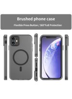 Drop-resistant, reinforced plastic back cover compatible with iPhone 11 - Black - Image 3