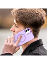 Drop-resistant, reinforced plastic back cover compatible with iPhone 11 - Purple - Image 3