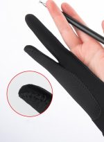 3-Layer Palm Rejection Digital Art Gloves, Two-Finger Drawing Gloves for Tablet (M) - ST-3FC - Image 3