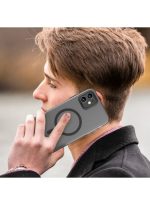 Drop-resistant, reinforced plastic back cover compatible with iPhone 11 - Black - Image 2