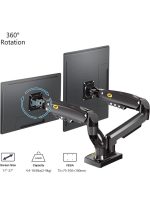 NB NORTH BAYOU Nb F160 17-27" Dual Arm 2-9kg Monitor Stand with Shock Absorber New Version - Image 5