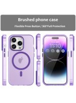 Drop-resistant, reinforced plastic back cover compatible with iPhone 15 Pro Max - Purple - Image 2