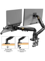 NB NORTH BAYOU Nb F160-FP Dual Arm 17-27" Monitor Holder And Laptop Stand - Image 3