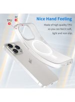 Drop-resistant, reinforced plastic back cover compatible with iPhone 13 Pro Max - Clear - Image 3