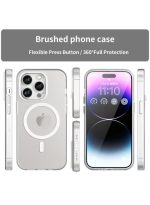 Drop-resistant, reinforced plastic back cover compatible with iPhone 15Pro Max - Clear - Image 4
