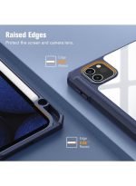 Case for iPad Pro 11 Case 2022/ 2021 /air4/air5 10.9 "/ ipad air6/air7 11" with Pencil Holder Premium Protective Case Cover with Soft TPU Back and Auto Sleep/Wake Feature for iPad Pro 11 comaptiple with (A2228 / A2231 / A2068 / A2230) , Navy blue - Image 6