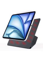 magnatic Case Compatible with iPad Air 13 inch (2024) M2, [Built-in Pencil Holder] Shockproof Cover, Auto Wake/Sleep, (Black) - Image 2
