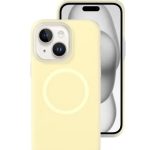 Drop-resistant, reinforced plastic back cover compatible with iPhone 13 - Yellow