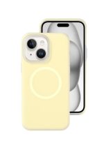 Drop-resistant, reinforced plastic back cover compatible with iPhone 13 - Yellow