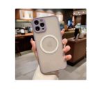 Magnetic Case for iPhone 16 Pro Max, Compatible with Wireless Charging [Silky Texture] [Matte PC Back] Slim Shockproof TPU Phone Case - Luminous Blue