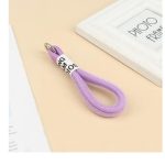 Stylishly designed necklace that attaches to the phone, with a plastic part to secure it to the phone