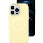 Drop-resistant, reinforced plastic back cover compatible with iPhone 12 Pro Max - Yellow