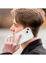 Drop-resistant, reinforced plastic back cover compatible with iPhone 13 - Purple - Image 3