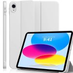 Case for iPad 10th Generation 10.9 Inch, 2022 & ipad 11th genration 2025 Case with Pencil Holder - Protective Trifold Stand Smart Cover [Support Touch ID & Auto Wake/Sleep] comaptiple with (A3354/A3355/A3356 /A2696/A2757/A2777) , Grey