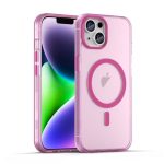 Drop-resistant, reinforced plastic back cover compatible with iPhone 13 - Pink