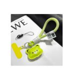 Wrist strap to hold the phone, fits all smartphones. Comes with a plastic piece to attach to the phone.