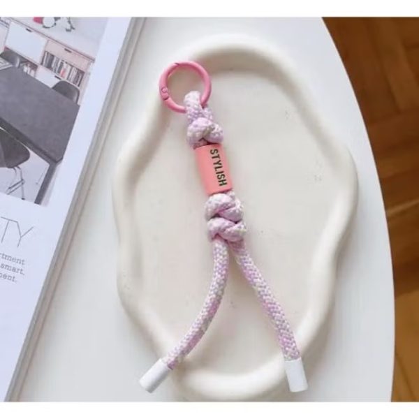 Wrist strap to hold the phone, fits all smartphones. Comes with a plastic piece to attach to the phone.