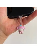 Stylishly designed medallion that attaches to the phone, with a plastic part to secure it to the phone - Image 2