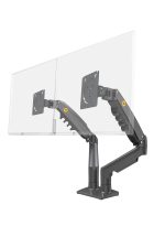 NB NORTH BAYOU Nb F160 17-27" Dual Arm 2-9kg Monitor Stand with Shock Absorber New Version