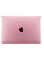 crystal Case for new macbook pro 13" - A1706/A1708/A2159/A1989/A2251/A2289/A2338 , Hard Shell Case - Pink