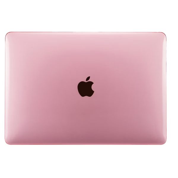 crystal Case for new macbook pro 13" - A1706/A1708/A2159/A1989/A2251/A2289/A2338 , Hard Shell Case - Pink