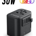 Anker Power Extend Travel Adapter UCB-C 30W Black
