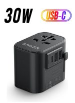 Anker Power Extend Travel Adapter UCB-C 30W Black