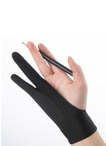 3-Layer Palm Rejection Digital Art Gloves, Two-Finger Drawing Gloves for Tablet (M) - ST-3FC - Image 5